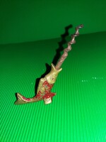 Antik halat ábrázoló figurás RÉZ EXTRÉM RITKA kézi manuális dugóhúzó a 10 cm a képek szerint