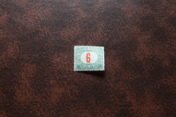 1915 Pirosszámú zöld portó 6 f *  Kat: 70 Ft