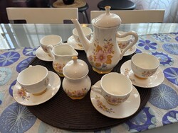 Cera Hollywood vadvirágos motívumu kávés készlet!