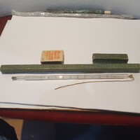 Retro thermometer measuring up to 100°C, Kratívok style, Kádár era decor