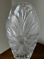 The lead crystal vase is flawless.