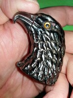 Retro réz USA rocker sasfej alakú gázos elektromos öngyújtó KULCSTARTÓ DÍSZ a képek szerint