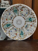 Alt Wien Chodau Karlsbad 1860 Portheim & Sohn Kézi Festett,Aranyozott Csésze Alátét Tányér.