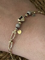 APART charm arany karkötő 14k 5,36gr újszerű