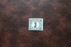 Pecsételt bélyeg 1920 Magyar Posta 3 f Kat: 100 Ft