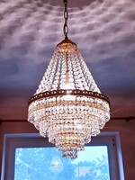 IMPOZÁNS, HIBÁTLAN KRISTÁLY CSILLÁR