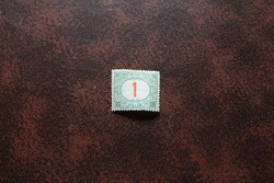 1915 Pirosszámú zöld portó 1 f *  Kat: 50 Ft