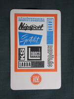 Kártyanaptár,ifjúsági lapkiadó vállalat,újság,Népsport,Lobogó,Labdarúgás,Repülés,1970  ,sérült,