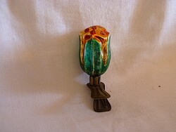 RÉGI ÜVEG KARÁCSONYFADÍSZ -  BIMBÓ! (CSÍPTETŐS)