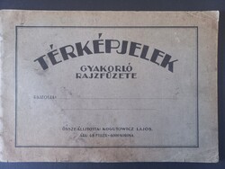 Térképjelek Gyakorló Rajzfüzete 16oldalas - Kogutowicz Lajos