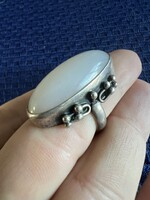 Vintage lengyel achát ezüst gyűrű