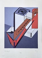 Görög László - Harmony IV 42 x 30 cm computer print, merített papír