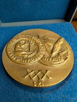 Eladó Györffy István kollégium 1942 bronz plaket.