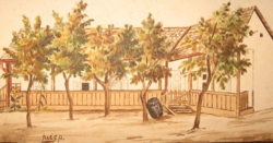 EGYEDI AJÁNLAT ! GARANTÁLTAN EREDETI EDVI-ILLÉS ALADÁR / 1870-1958/: SZÜRET ELŐTT