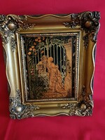 1780-1800 èvek eleje romantikus miniatűr!