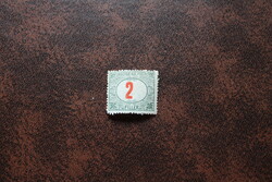 1915 Pirosszámú zöld portó 2 f *  Kat: 50 Ft