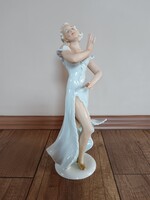 Régi Unterweissbach porcelán lány