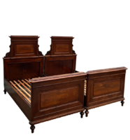 Antik páros ágykeret