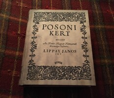Lippay János Posoni kert könyv