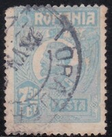 Románia 7.50 Lei Régi Bélyeg 1923