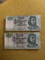 200 forintos régi magyar forint