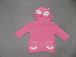 Fairy bunny cardigan, 3-6 months