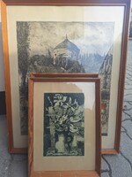 Túry Mária (1930-1992): Csendélet.Rézkarc. 15000.-Ft