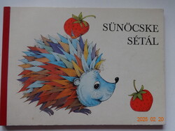 Walter Krumbach: SÜNÖCSKE SÉTÁL - kemény lapos mesekönyv - régi, ritka - gyűjtői állapotban (1973)
