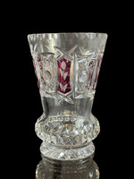 Kristály csiszolt pohár