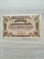 Adójegy 10000 adópengőről 1946