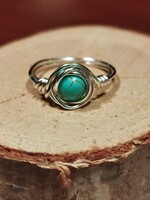 Türkiz köves gyűrű