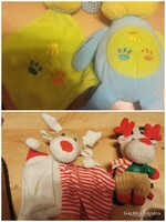 Szundikendő játékokkal 330. (Kutya, rénszarvas)  - Nappy with toy. 330. (Dog, Reindeer)