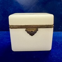 Biedermeier White Sugar Box
