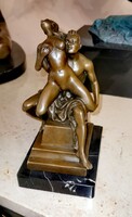 Erotikus jelenet - bronz szobor