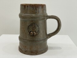 Zsolnay Fürtös György egyedi korsó kancsó kerámia modern retro mid century