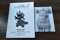 Gorny & Mosch 305 antik műtárgy aukciós katalógus