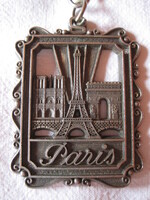 Fém kulcstartó Párizs Paris