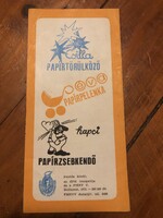Ritka RETRÓ reklámanyag 1970-ből – Csilla, Éva, Hapsi (PIÉRT)