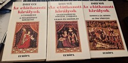 Maurice Druon: Az elátkozott királyok I-III.  7500.-Ft