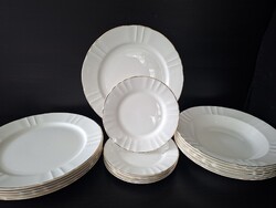 18 részes, 6 személyes angol porcelán étkeszlet
