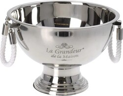 CHAMPAGNE CLUB - Pezsgő- és borhűtő La Grandeur de la Maison felirattal – 3 palackos, talapzatos