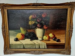 Biedermeier csendélet festmény