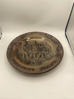 Városlődi Majolika Falitányér Nagykanizsai sörgyár