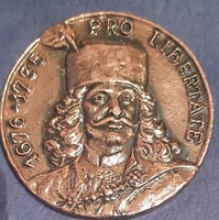 II RÁKÓCZI FERENC – bronz plakett