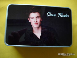 SHAWN MENDES FÉM DOBOZ, TÁROLÓ, UZSONNÁS