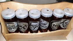 Retro fűszertartó szett 6 darabos