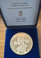 Bognár György: Mindszenty emlékérem 1991, 65 mm, aranyozott