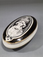 Hollóházi Jurcsák László ékszeres doboz, bonbonier