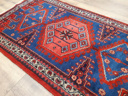 Blue-Red Wiss Hamadan Persian Rug - Iran - Premium Quality - Very Beautiful Colors