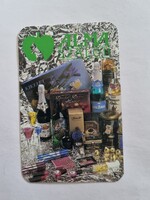 ALFÖLD FÜSZÉRT - ALMA SZALON Debrecen 1990. évi kártyanaptár